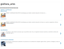 Tablet Screenshot of giullianaaries.blogspot.com