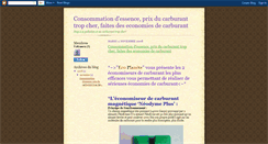 Desktop Screenshot of consommation-essence-carburant.blogspot.com