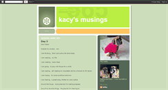 Desktop Screenshot of kacysmusings.blogspot.com