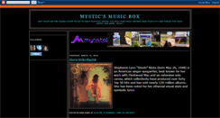 Desktop Screenshot of mysticsmusic.blogspot.com