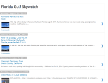 Tablet Screenshot of floridagulfskywatch.blogspot.com