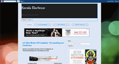Desktop Screenshot of electionskerala.blogspot.com