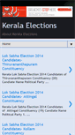 Mobile Screenshot of electionskerala.blogspot.com