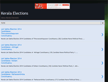 Tablet Screenshot of electionskerala.blogspot.com