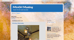 Desktop Screenshot of mtngrlmusing.blogspot.com