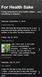 Mobile Screenshot of 4healthsake.blogspot.com