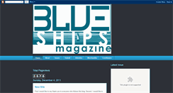 Desktop Screenshot of blueshipsmag.blogspot.com