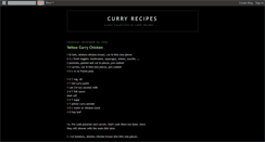 Desktop Screenshot of curryrecipes.blogspot.com