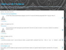 Tablet Screenshot of destruyendofronteras.blogspot.com