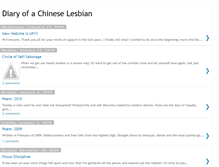 Tablet Screenshot of diaryofachineselesbian.blogspot.com