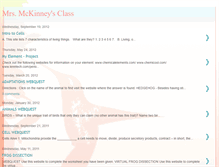 Tablet Screenshot of mrsrmckinneysclass.blogspot.com