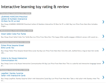 Tablet Screenshot of interactivelearningtoy.blogspot.com