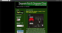 Desktop Screenshot of progrockmetal.blogspot.com