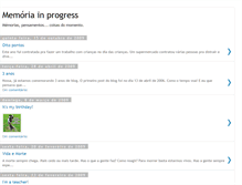 Tablet Screenshot of memoriainprogress.blogspot.com