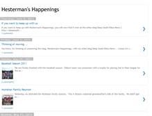 Tablet Screenshot of hestermanshappenings.blogspot.com