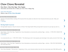 Tablet Screenshot of chow-chows-revealed.blogspot.com