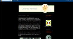 Desktop Screenshot of charisawernick.blogspot.com