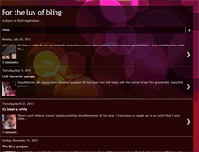 Tablet Screenshot of fortheluvofbling.blogspot.com