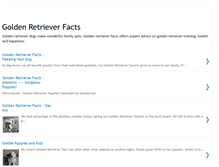 Tablet Screenshot of golden-retriever-facts.blogspot.com