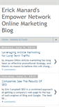 Mobile Screenshot of empowernetworkonlinemarketingblog.blogspot.com