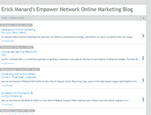 Tablet Screenshot of empowernetworkonlinemarketingblog.blogspot.com