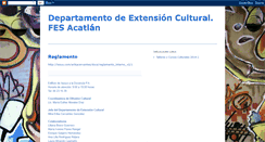 Desktop Screenshot of extensionculturalfesa.blogspot.com