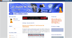 Desktop Screenshot of elmundoderafalillo.blogspot.com