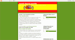Desktop Screenshot of mundodeporte49.blogspot.com