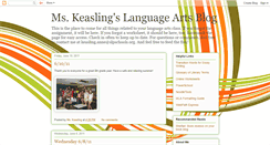 Desktop Screenshot of mskeaslingslp.blogspot.com