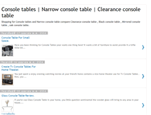 Tablet Screenshot of consoletableblog.blogspot.com