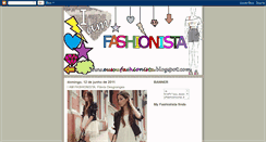 Desktop Screenshot of eusoufashionista.blogspot.com