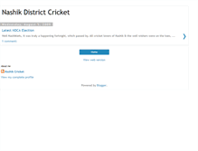 Tablet Screenshot of nashikcricket.blogspot.com