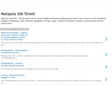 Tablet Screenshot of malaysiajobstreet.blogspot.com