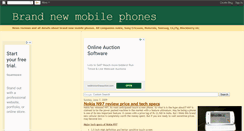 Desktop Screenshot of brandnewmobilephones.blogspot.com