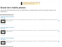 Tablet Screenshot of brandnewmobilephones.blogspot.com