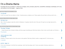 Tablet Screenshot of imadramamama.blogspot.com