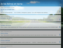 Tablet Screenshot of losfelinosentacna.blogspot.com