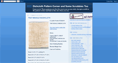 Desktop Screenshot of dishclothcorner.blogspot.com