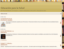 Tablet Screenshot of educarporlasalud.blogspot.com