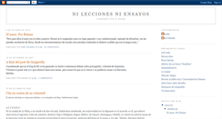 Desktop Screenshot of nileccionesniensayos.blogspot.com