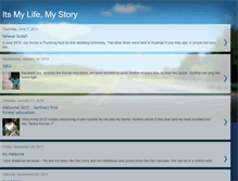 Tablet Screenshot of itsmylifemystory.blogspot.com