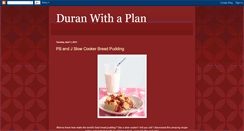 Desktop Screenshot of duranwithaplan.blogspot.com