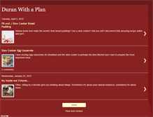 Tablet Screenshot of duranwithaplan.blogspot.com
