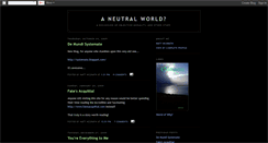 Desktop Screenshot of neutralworld.blogspot.com