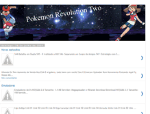 Tablet Screenshot of pokemonrevolutiontwo.blogspot.com