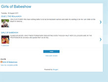Tablet Screenshot of girlsofbabeshow.blogspot.com