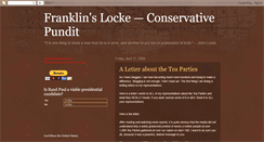 Desktop Screenshot of franklinslocke.blogspot.com