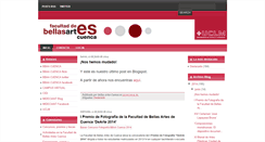 Desktop Screenshot of bellasartescuenca.blogspot.com