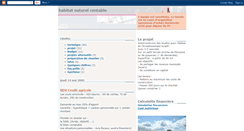 Desktop Screenshot of habitatnaturelrentable.blogspot.com