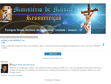 Tablet Screenshot of ministerio-ressurreicao.blogspot.com